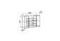 Скандинавия 4 Комод комбинированный